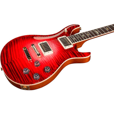 PRS Private Stock McCarty 594 PS Grade Maple Top & African Blackwood Fretboard with Pattern Vintage Neck Blood Red Glow image 5
