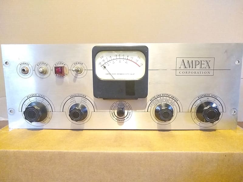 Vintage Ampex  350-2 / Original Ampex transport (1),  preamps (2),  power supplies (2), cables image 1