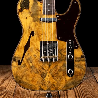 Fender Custom Shop Artisan Buckeye Double Esquire - Aged Natural - Free Shipping image 1