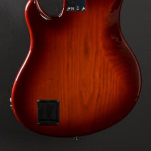 Fender  Standard Dimension VI Bass Aged Cherry Burst image 4