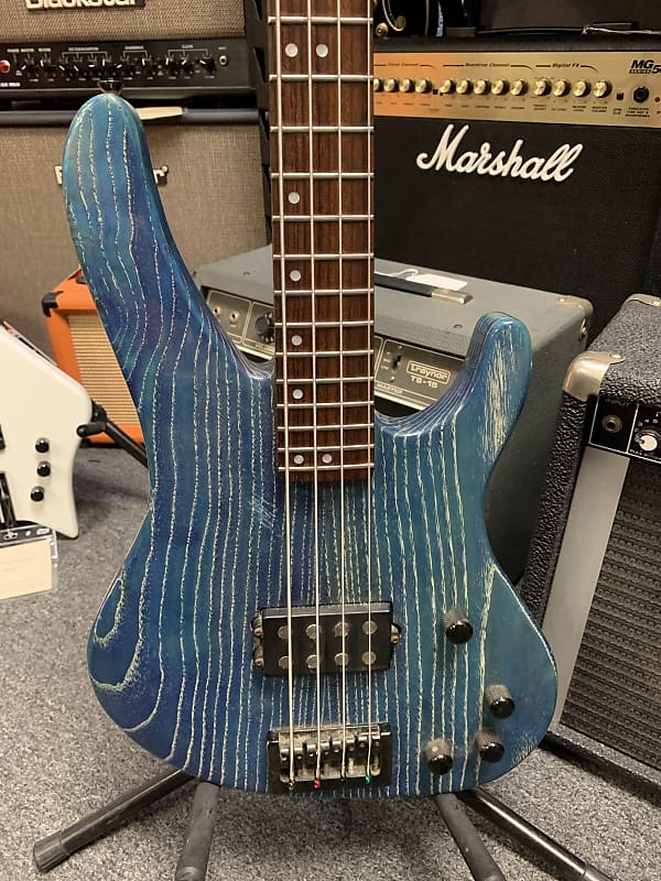 Washburn Custom Shop USA XB900 1997 Stonewash Blue Reverb