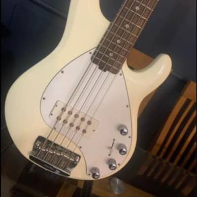 Music Man StingRay 5-String Dual Coil Bass Neck Pickup mid 90s white image 2