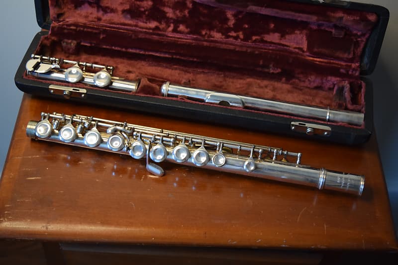 August Richard Hammig Silver Concert Flute