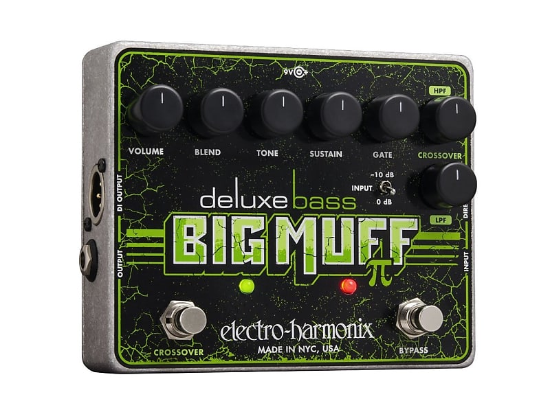 Electro-Harmonix Deluxe Bass Big Muff PI Distortion Effects Pedal image 1