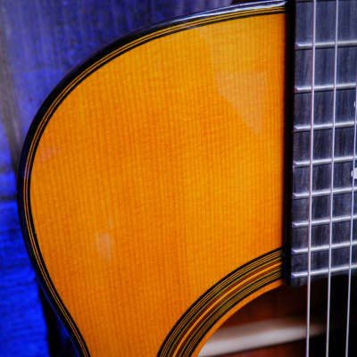 Gitane D-500 Gran Bouche Professional Gypsy Jazz Guitar - High Gloss Natural w/ Aging Top Toner w/ Deluxe Gig Bag image 7