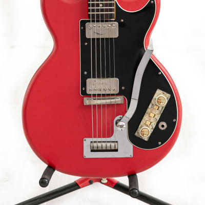 1960 Hofner Colorama II in Cherry Red Restored image 2