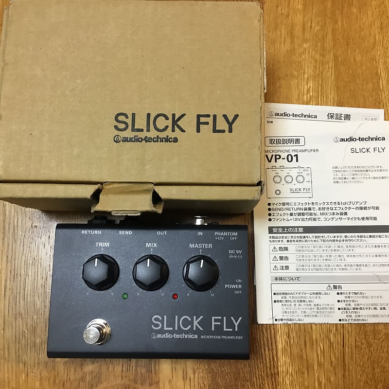 Audio Technica Slick Fly vp-01 Microphone Preamplifier with effects loop  *free shipping