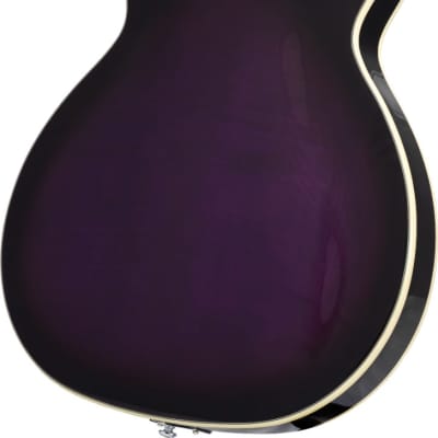 Hagstrom Viking Deluxe Custom - Limited Edition Purple Burst image 3
