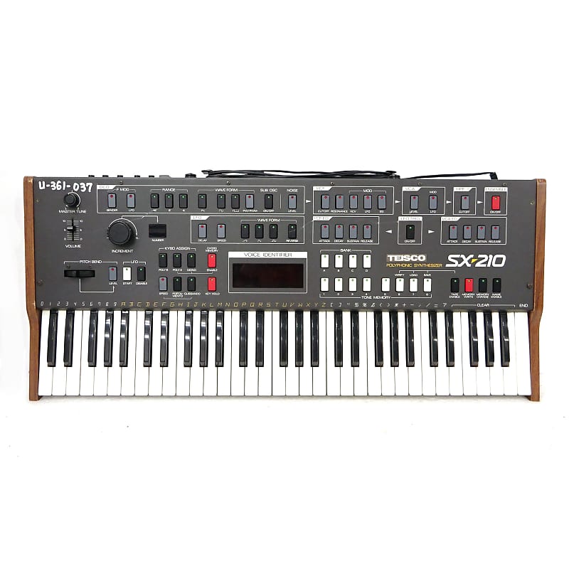 Teisco SX-210 61-Key Analog Synthesizer w/ MIDI 1980s