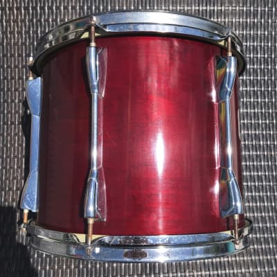 Yamaha Drums Vintage’90’s Stage Custom 10 x 12 Tom Cranberry Red Lacquer Drum Birch Mahogany Falkata Hybrid Ply image 5