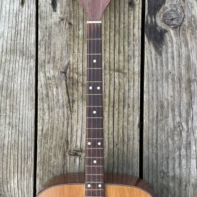 Sylvia Acoustic 1950s Tenor Guitar USA Made Solid Woods Gibson - esque L4 image 4
