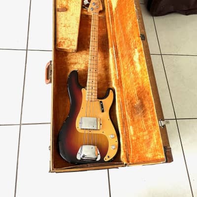 Fender Precision Bass 1958 - a beautiful all original 3-tone Sunburst example w/a Gold'gard ! image 24