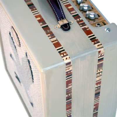 Ashen "Goldy" 8 Watts 12" Custom Handmade Tube Guitar Amp Combo Gray w/Reverb image 5