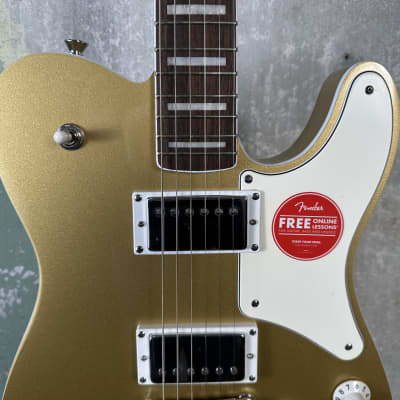 Mint Squier Paranormal Troublemaker Telecaster Deluxe - Aztec Gold image 4