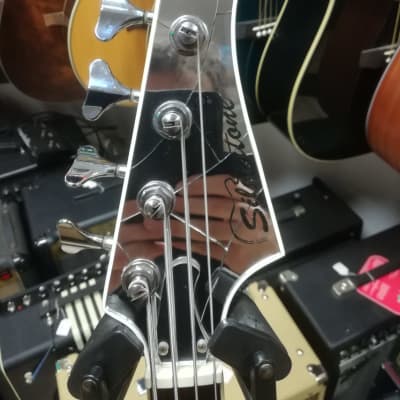 Silvertone Apocalypse Paul Stanley - broken mirror bass image 4
