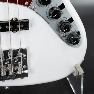Fender American Ultra Jazz Bass - Rosewood Fingerboard - Arctic Pearl - Ser. US23095695 image 13