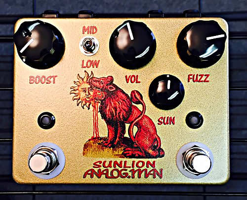 Analogman Sun Lion Fuzz Booster Pedal | Reverb Canada