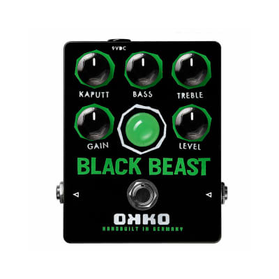 OKKO FX Black Beast Fuzz/Distortion Effectpedal Handmade in Germany for sale