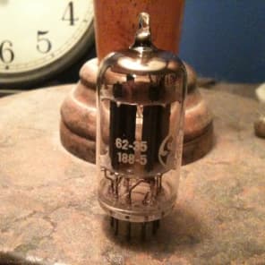 GE 12DW7 7247 tube valve - Made in USA - tests strong image 2