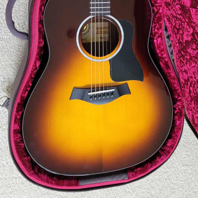 Taylor 217e-SB Plus LTD 50th Anniversary Acoustic Electric Guitar, Tobacco Sunburst, Taylor Case image 2