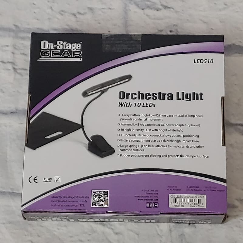 On-Stage LED510 Clip-On Orchestra Light with 10 LEDs