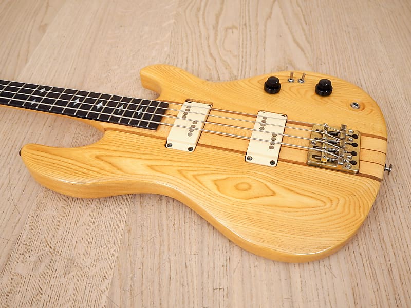 1980 Aria Pro II Tri-Sound TSB-650 Natural Vintage Electric Bass Guitar  Japan