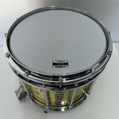 Yamaha Marching Snare Drum MS-9314CH LGS - Lime Green Sparkle image 5