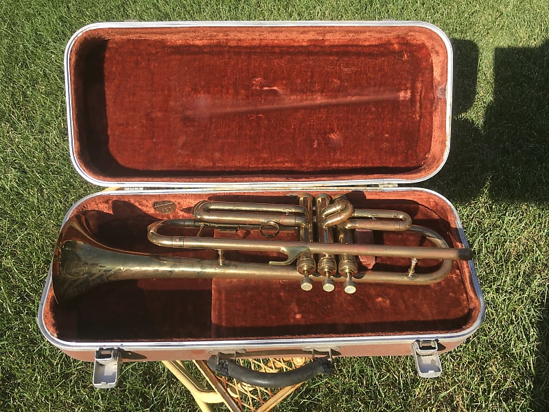 Conn Connqueror Vocabell 48B Trumpet 1940's Brass