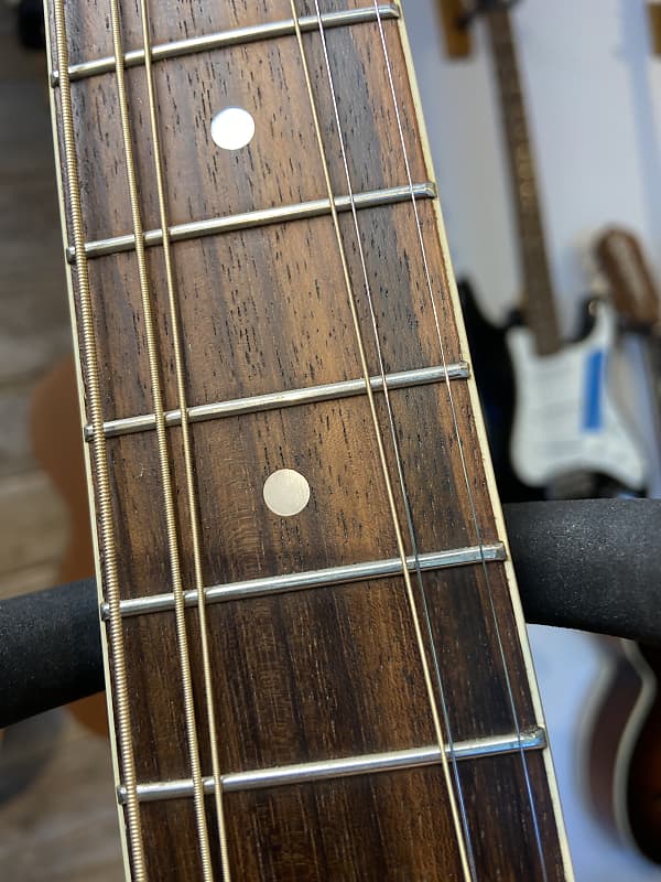 Vintage Washburn D - 12 SCEB Black Dreadnought 90's | eBay