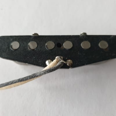 Telecaster guitar relic antique silver alnico 5 neck pickup image 4