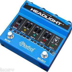 Radial Headlight 4-output Guitar Amp Selector Pedal image 4
