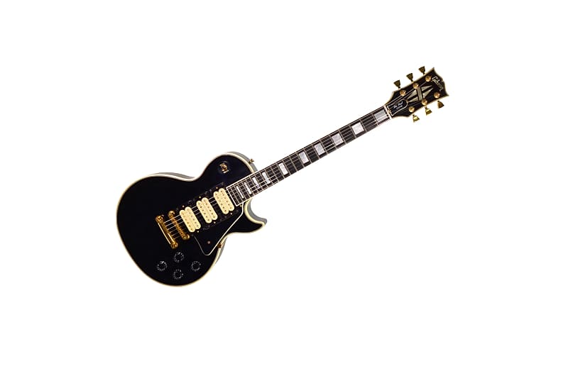 Gibson Les Paul Custom 3 Pickup Black Beauty w/ OHSC – Used 1987 - Black image 1