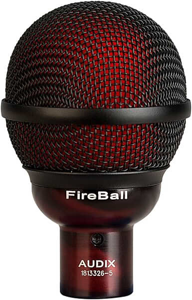 Audix Fireball Harmonica Microphone 2023 - Black / Red image 1