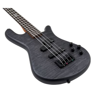 Spector NS Pulse II 4 Bass Guitar - Black Stain Matte - #21W211313 - Display Model, Mint image 3