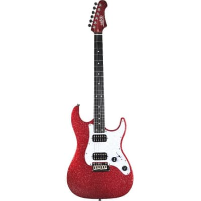 JET GUITARS JS-500 RDS E-Gitarre, red sparkle for sale
