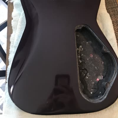 Custom Built  Stratocaster Style Body Hell-Raisin Purple image 4