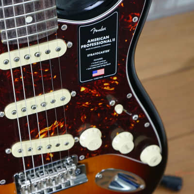 Fender American Professional II Stratocaster with Rosewood Fretboard - 3-Color Sunburst image 7