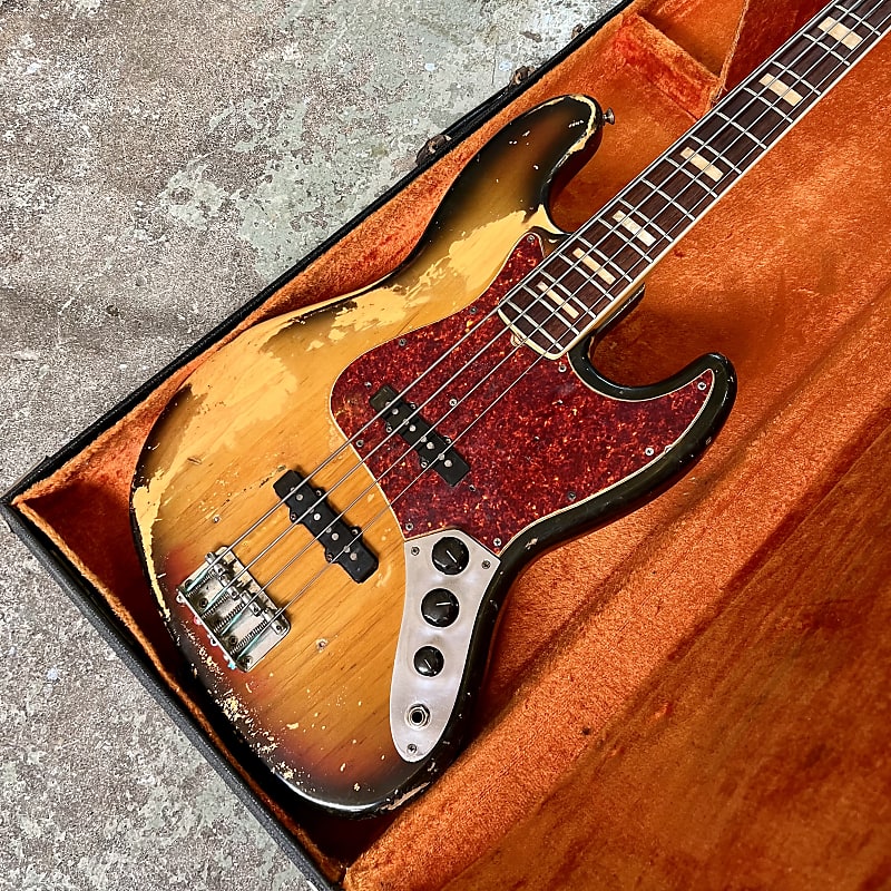 Fender Jazz Bass 1970 - Sunburst original vintage USA | Reverb