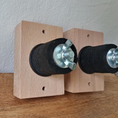Beckenwandhalter - Cymbal wallholder - Beech - Perfect gift for drummers - Geschenk für Schlagzeuger - sichere Beckenmontage an die Wand image 3