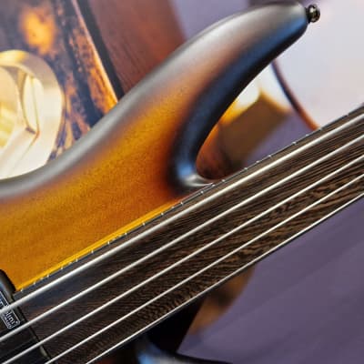 Ibanez SRF705-BBF Bass Workshop E-Bass 5 String Fretless - Brown 