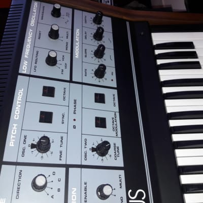 mint CRUMAR  STRATUS vintage polyphonic analog synthesizer + rare accessories image 16