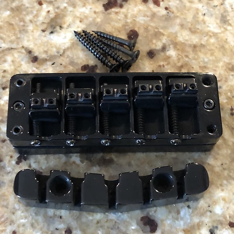 Warwick Bass Bridge Black 5String Reverb