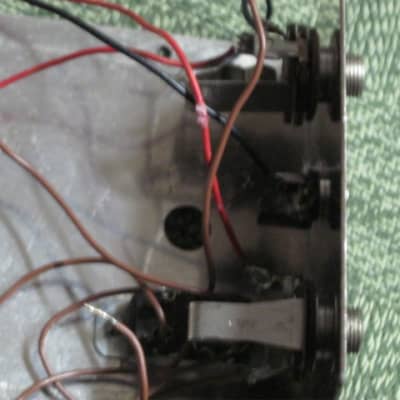 used vintage (mid to late 1970s) Electro-Harmonix Small Stone EH4800 USA TOP part of casing, color switch + screws, Power, In, Out Jacks +nuts/washers, some wires [NO: bottom part of casing, Circuit Board, CB Components, Pot, Switch, Light, Other Wires] image 21