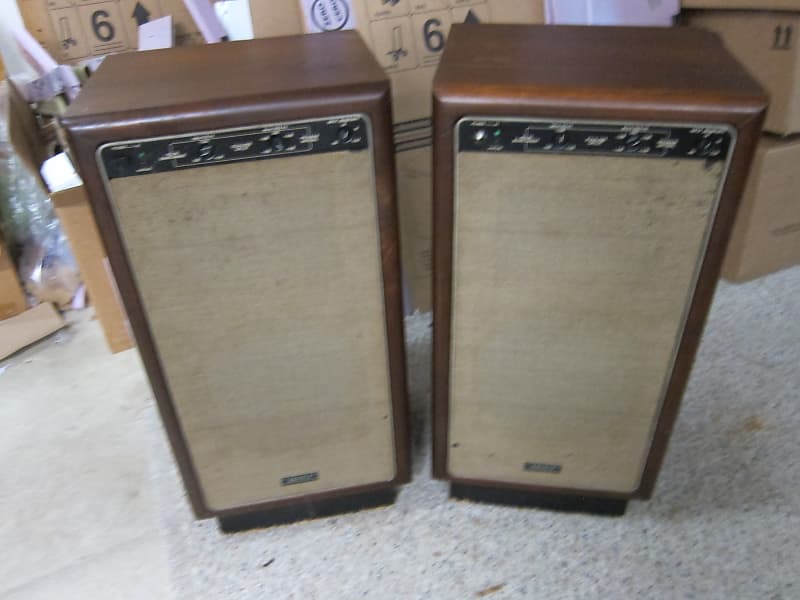 Rare Pr Vintage Advent Powered Speakers largest first version, Need restoration, See Description + P image 1