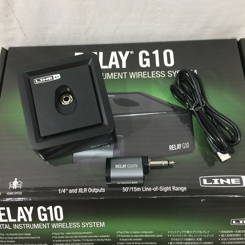 Line 6 Relay G10 (G10TII Version) Guitar Wireless System Reverb