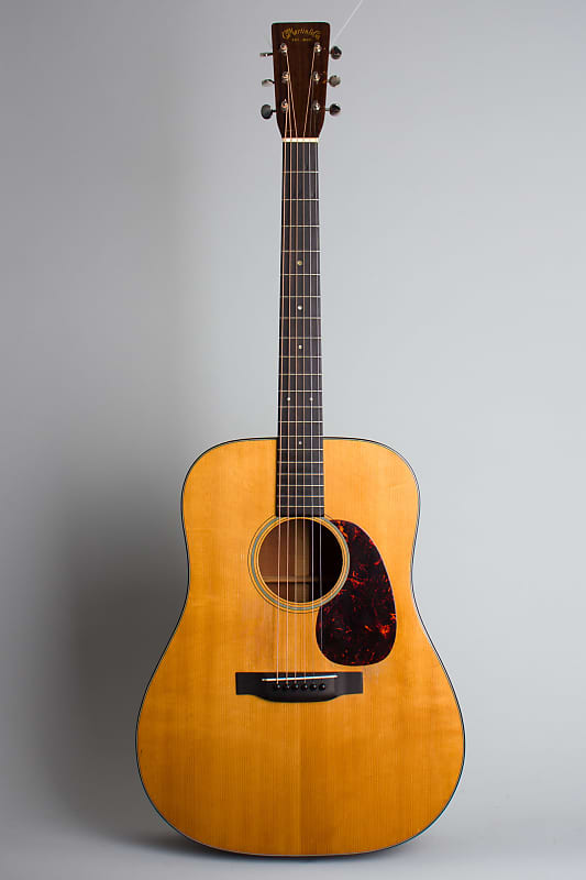 C. F. Martin  D-18 Flat Top Acoustic Guitar (1941), ser. #78586, black tolex hard shell case. image 1