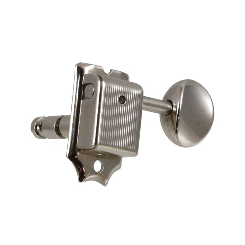 New Gotoh SD91-05M-N (TK-0779-001) Vintage Tuning Keys, 6-in-Line - Nickel image 1
