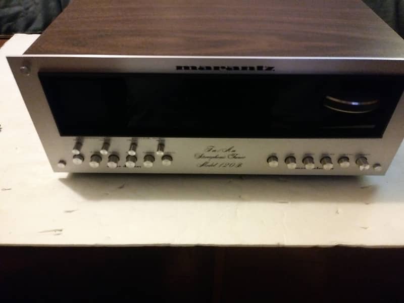 Marantz 120b Analog Tuner 1974 Silver/Woodgrain | Reverb