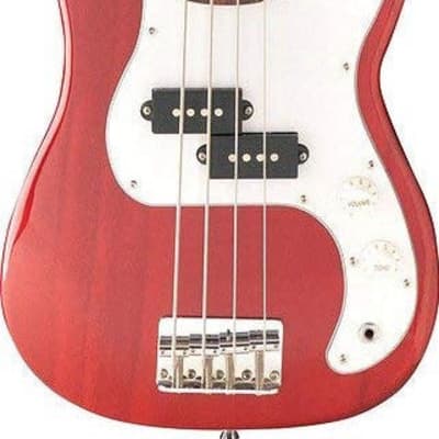 Jay Turser 3/4 Transparent Red Bass Guitar for sale