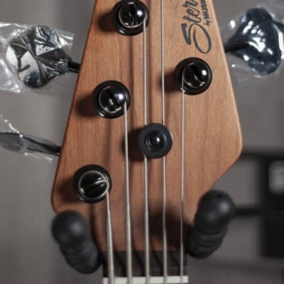 Sterling RAY35HH Electric Bass Guitar 5 String in Amber RAY35HHPB-AM- image 6